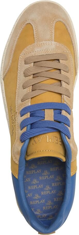 REPLAY Sneakers laag 'Pyper' blauw mosterd honing - Foto 6