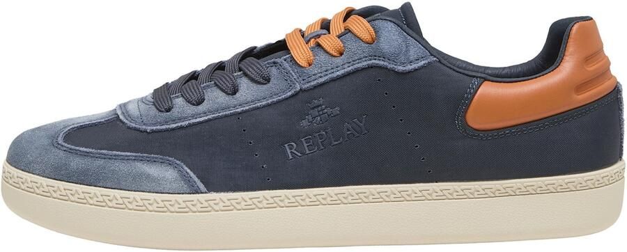 REPLAY Sneakers laag 'Pyper' crème navy lichtgrijs abrikoos