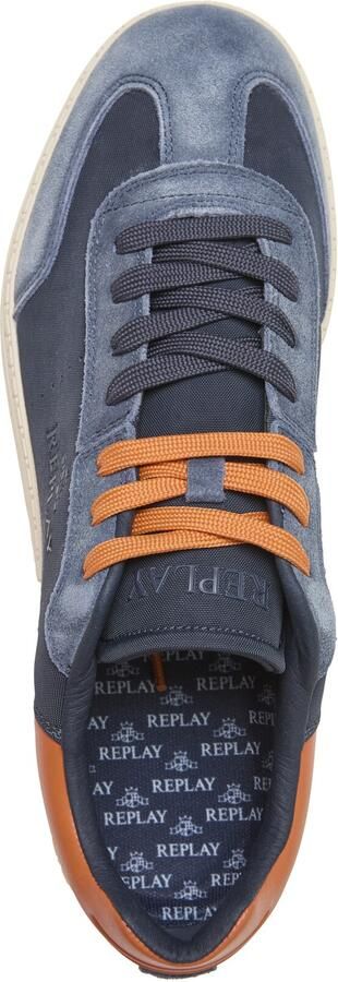 REPLAY Sneakers laag 'Pyper' crème navy lichtgrijs abrikoos - Foto 6