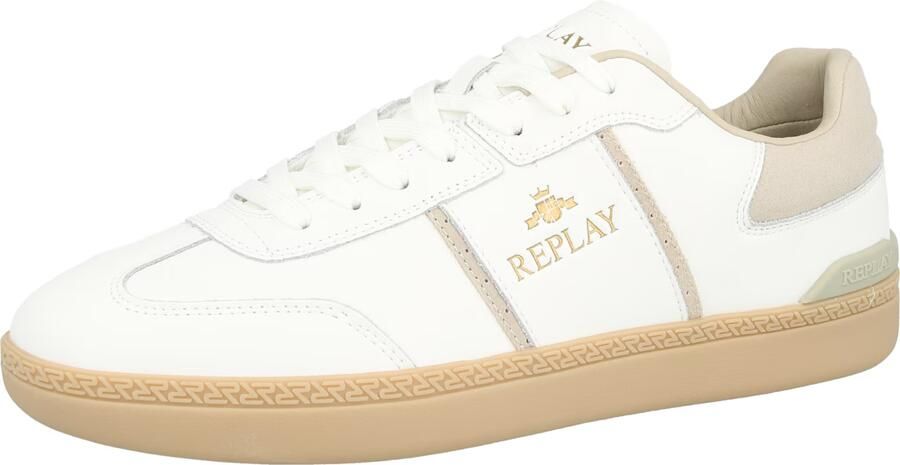 REPLAY Sneakers laag 'Pyper' lichtbruin wit - Foto 2