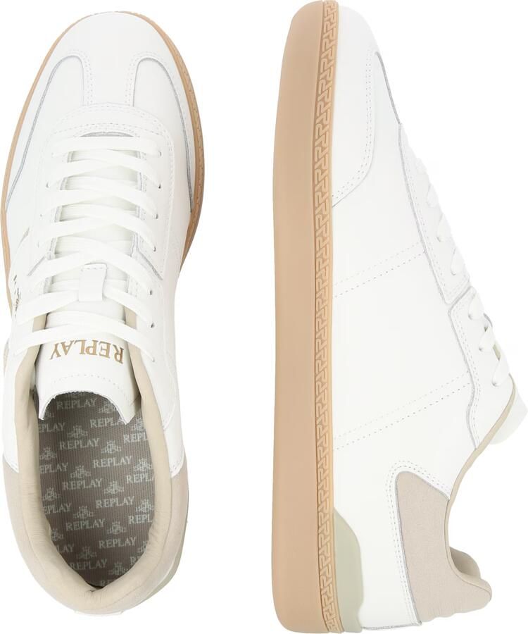 REPLAY Sneakers laag 'Pyper' lichtbruin wit - Foto 3