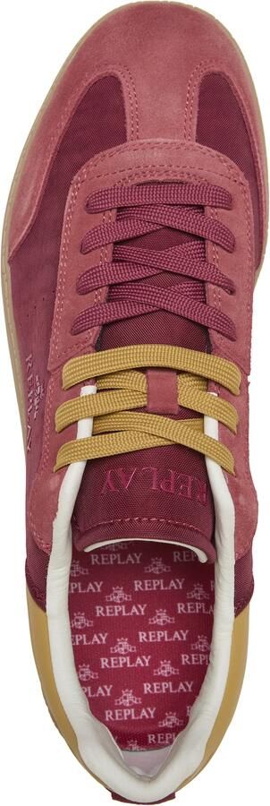 REPLAY Sneakers laag 'Pyper' mosterd bordeaux - Foto 6