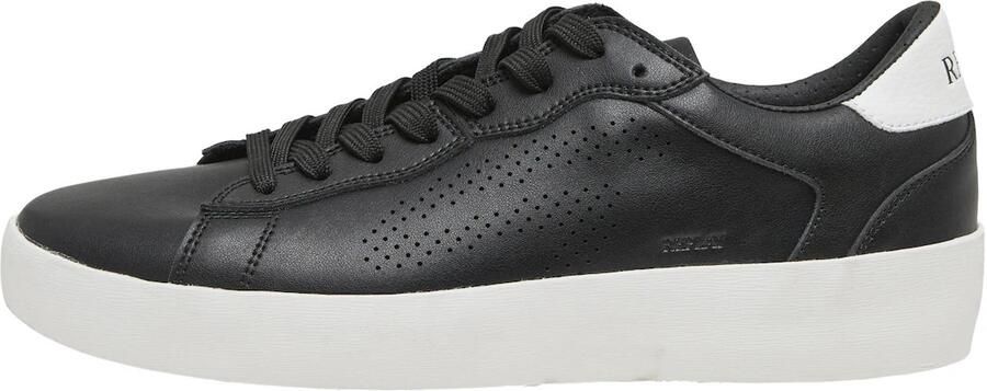 REPLAY Sneakers laag 'Rapid Sense' zwart wit
