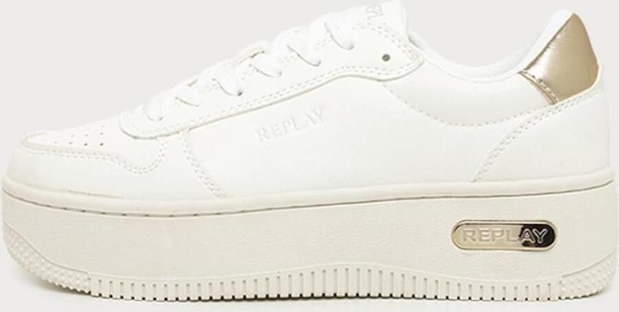 REPLAY Sneakers laag wit