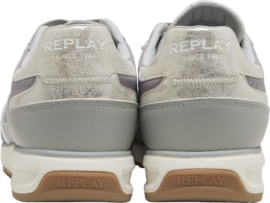 REPLAY Sneakers laag 'Yard' basaltgrijs lichtgrijs zilver - Foto 2