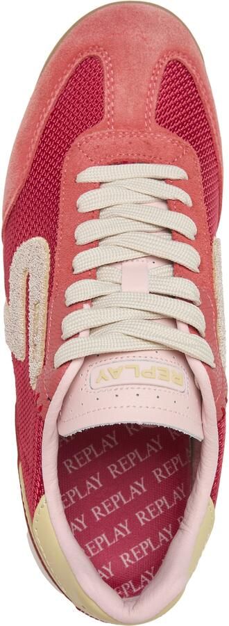 REPLAY Sneakers laag 'Yard' crème grenadine watermeloen rood - Foto 5