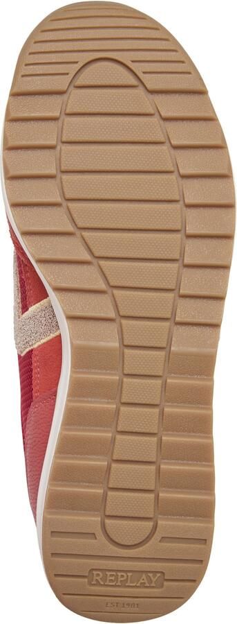 REPLAY Sneakers laag 'Yard' crème grenadine watermeloen rood - Foto 6