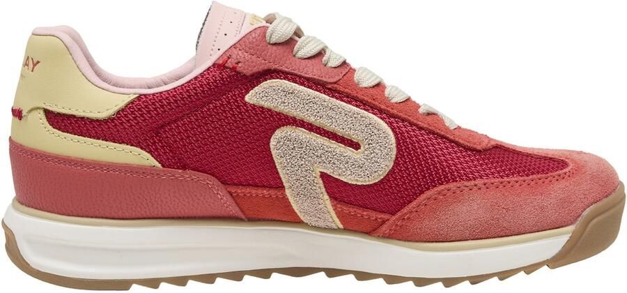 REPLAY Sneakers laag 'Yard' crème grenadine watermeloen rood - Foto 7