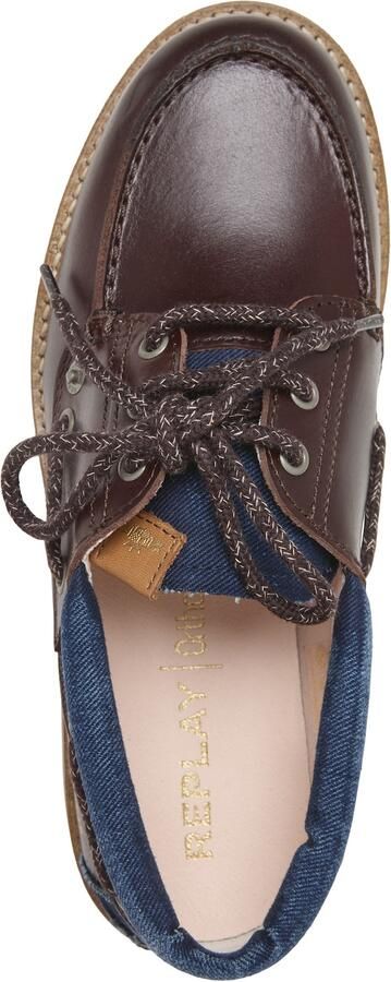 REPLAY Veterschoen 'Desert' blauw denim donkerbruin - Foto 5