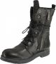 Replay Footwear Evy Laars zwart Leer Biker Rock wear Street wear - Thumbnail 3