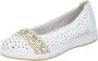 Rieker ballerina schoenen voor dames L3062-80 Wit - Thumbnail 4