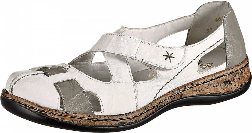 Rieker Instappers Gespschoen instapschoen comfortschoen met klittenband - Foto 3