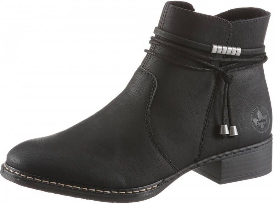 Rieker Cowboylaarsjes western enkellaars met sierbanden smalle vorm - Foto 5