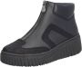Rieker Boots zonder sluiting enkellaars wedge hak plateaulaarzen met gewatteerde schaprand - Thumbnail 3