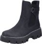 Rieker Chelsea-boots instappers enkellaars plateau met binnenrits - Thumbnail 2