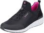 Rieker Zwarte Veterschoen met Sleehak Black Dames - Thumbnail 2