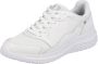 Rieker Comfortabele witte textielsneakers White Heren - Thumbnail 2