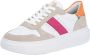 Rieker Witte leren sneakers met glamoureuze stenen Multicolor Dames - Thumbnail 2