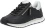 Rieker 42505 00 sneaker veter rits ZWART - Thumbnail 3