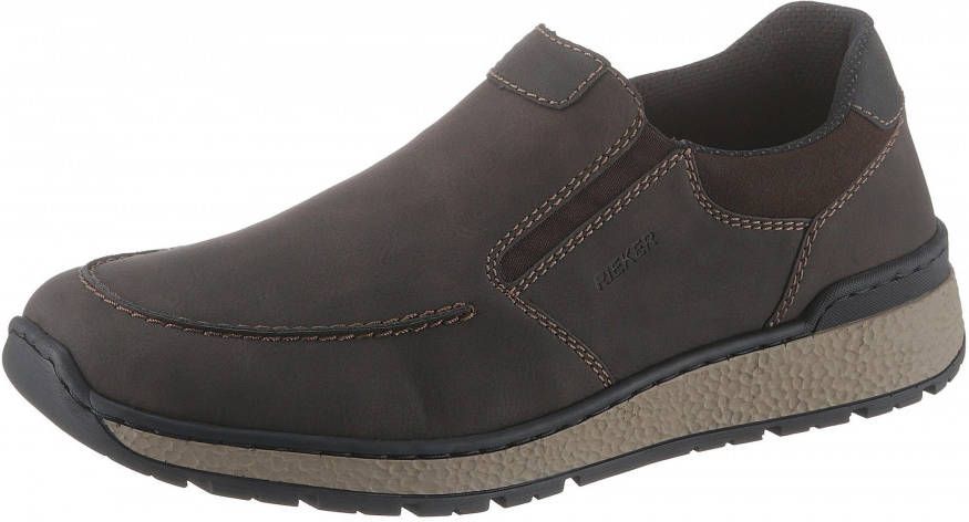 Rieker Heren instapschoenen Sportief donkerbruin - Foto 9