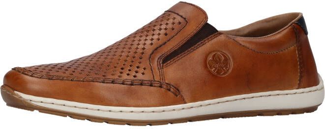 Rieker Instappers Slip-on sneaker instapschoen loafer met geperforeerde bovenkant - Foto 9