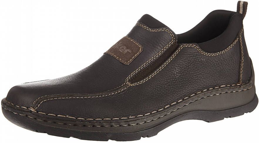 Rieker Slip-on sneakers Slipper instapschoen lage schoen vrijetijdsschoen met stretch inzetstukken - Foto 4