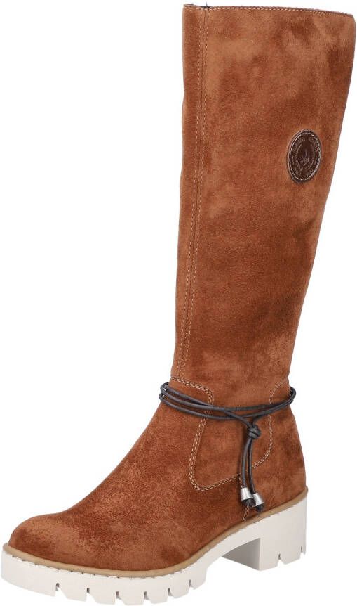 Rieker Suède Kniehoge Laarzen Bruin Dames - Foto 3