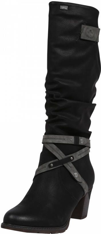 Rieker Winterlaarzen blokhak tex-membraan met stijlvolle decoratieve band - Foto 2