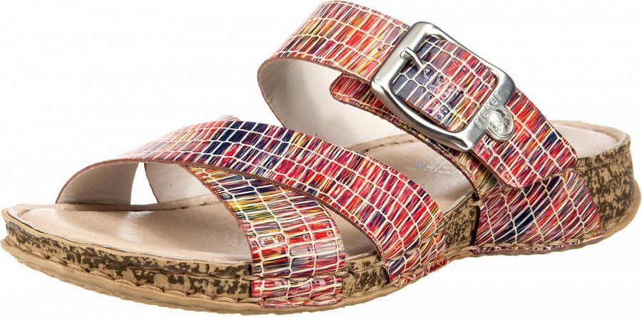 Rieker Slippers in glanzende look - Foto 2