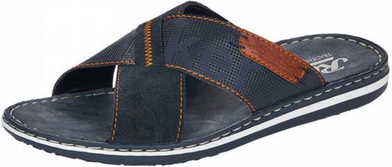 Rieker Slippers zomerschoen slippers badschoen met contraststiksels - Foto 6