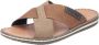 Rieker Heren Slipper 21088-25 Bruin - Thumbnail 3