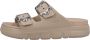 Rieker Slippers plateau zomerschoen slippers in breedte g (=wijd) - Thumbnail 2