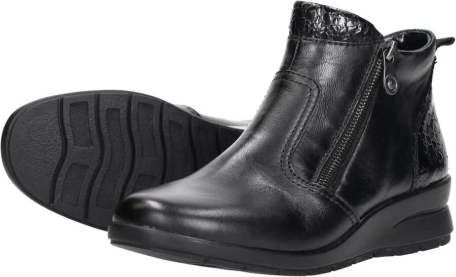 Rieker Boots 'Enkellaarsjes Plat' zwart - Foto 9
