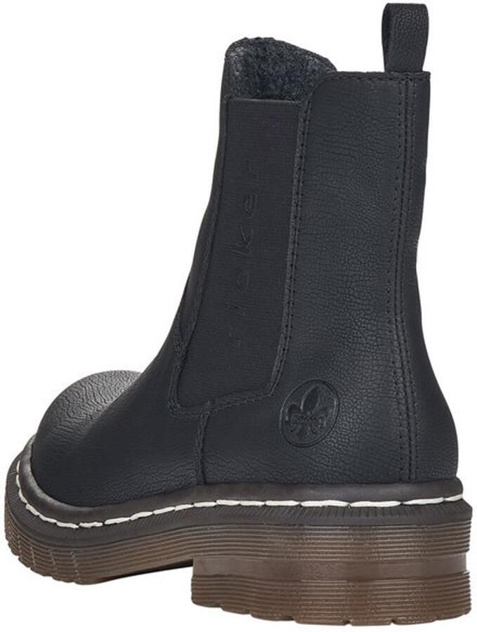 Rieker Chelsea-boots met logo-opschrift aan de stretchinzet - Foto 2