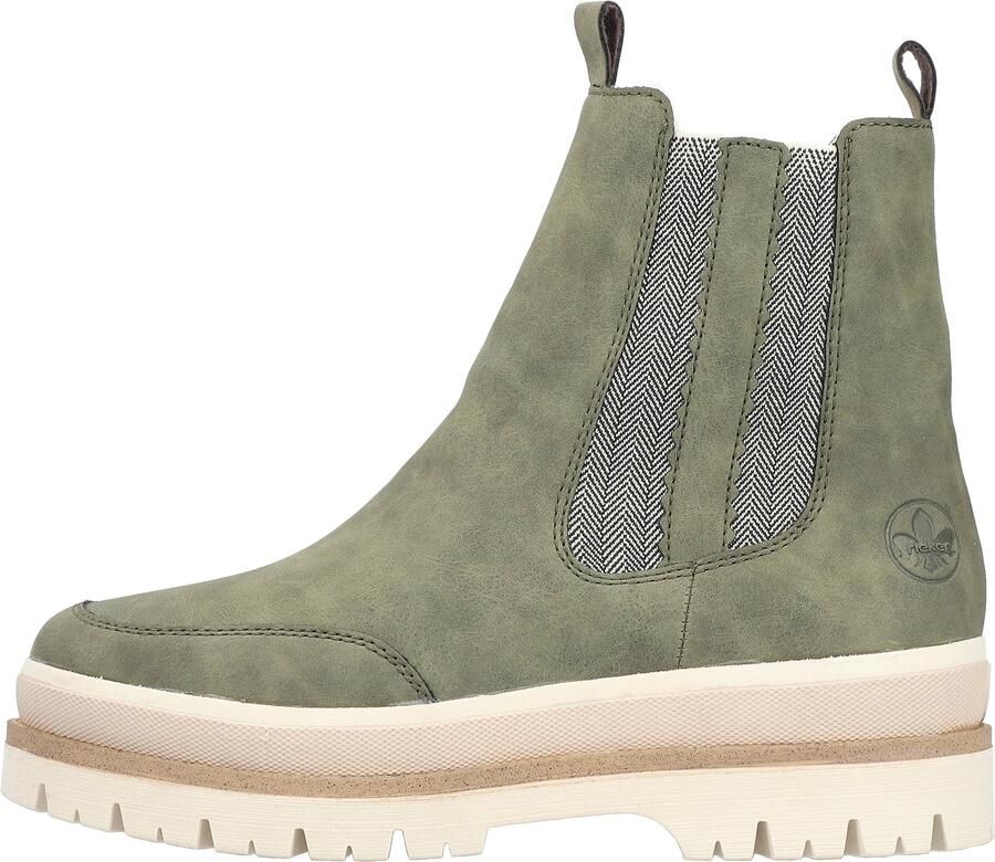 Rieker Chelsea-boots Plateauzolen winterlaarzen met aantreklussen warme voering - Foto 6