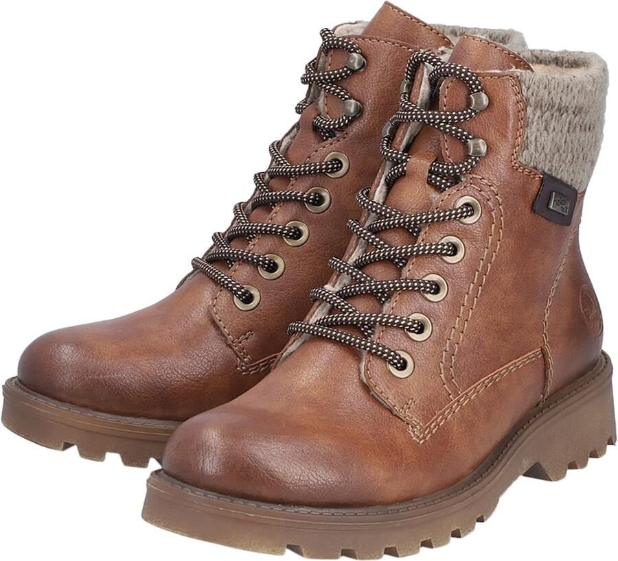 Rieker Winterlaarzen Veterboots enkellaarsjes casual boots met ritssluiting buiten - Foto 6