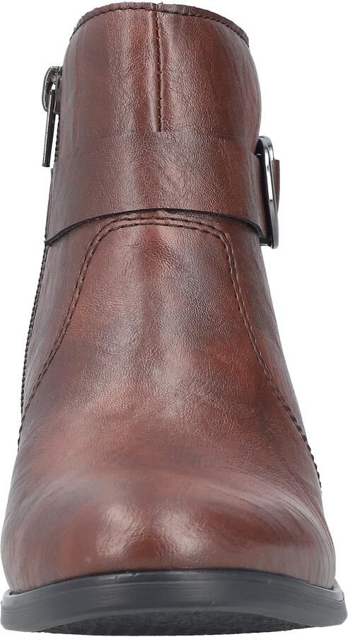 Rieker art 73975-25 enkellaars cognac met rits - Foto 12