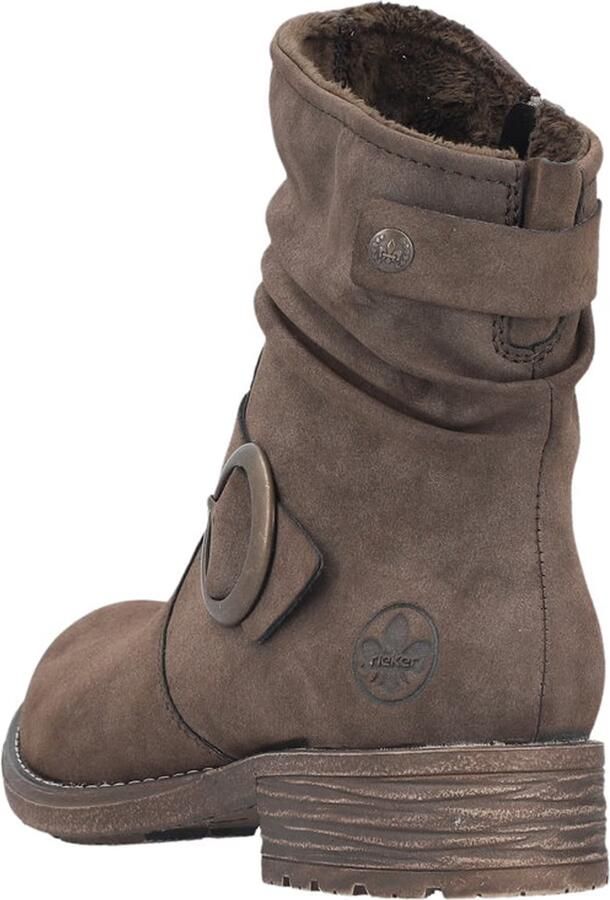 Rieker Laarsjes Boots blokhak slouchy schacht en ritssluiting aan de binnenkant - Foto 8