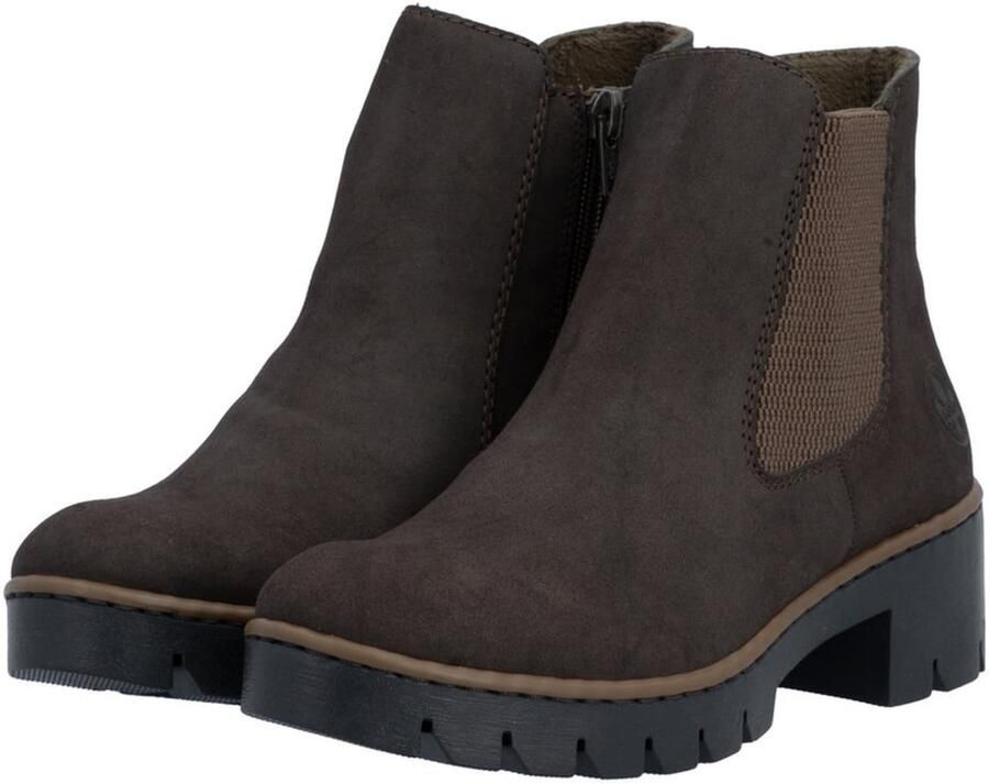 Rieker Chelsea boots 'HWK' bruin donkerbruin - Foto 6