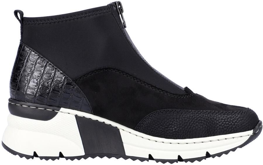 Rieker Boots zonder sluiting Enkellaarsjes high top sneakers met ritssluiting aan de voorkant - Foto 4