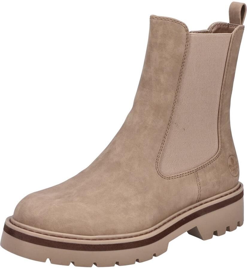 Rieker Chelsea-laars voor dames gevoerd beige - Foto 3
