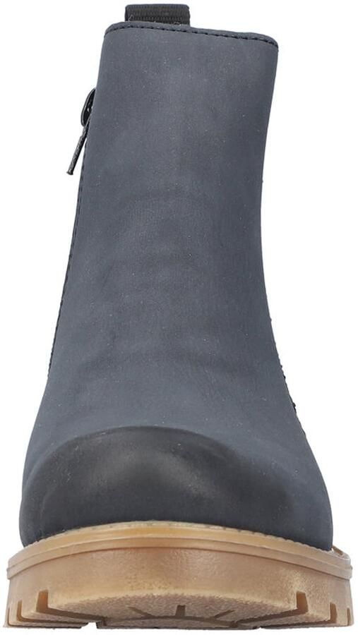 Rieker Chelsea-boots instappers enkellaars blokhak met knusse warme voering - Foto 3