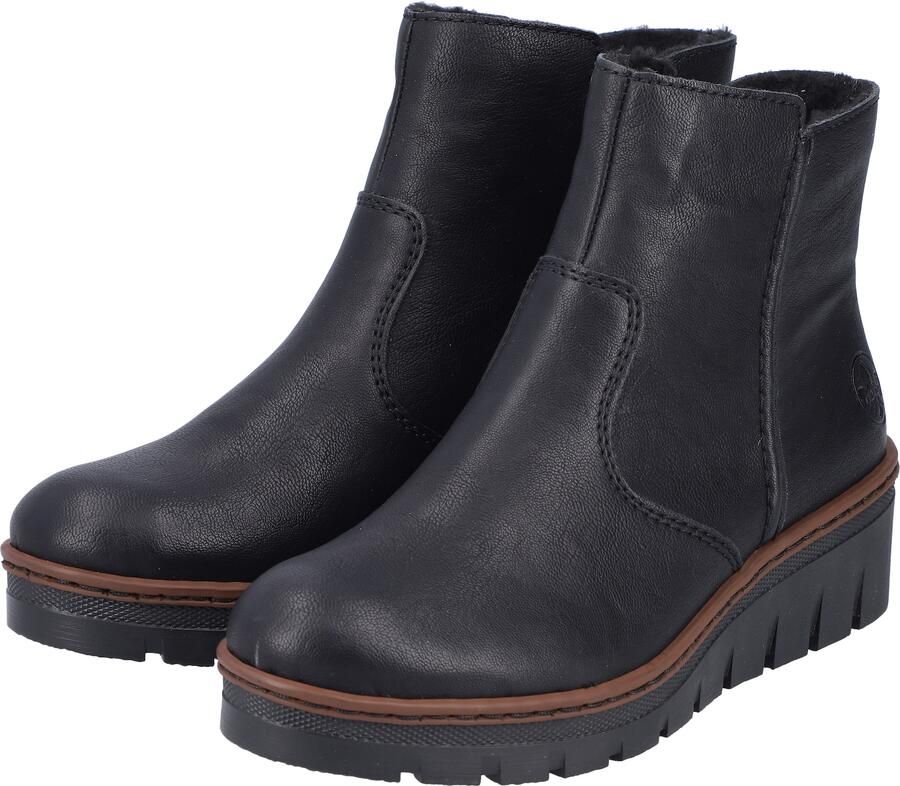 Rieker Slip-on sneakers instaplaarzen enkellaars high top sneaker in vegan uitvoering - Foto 9