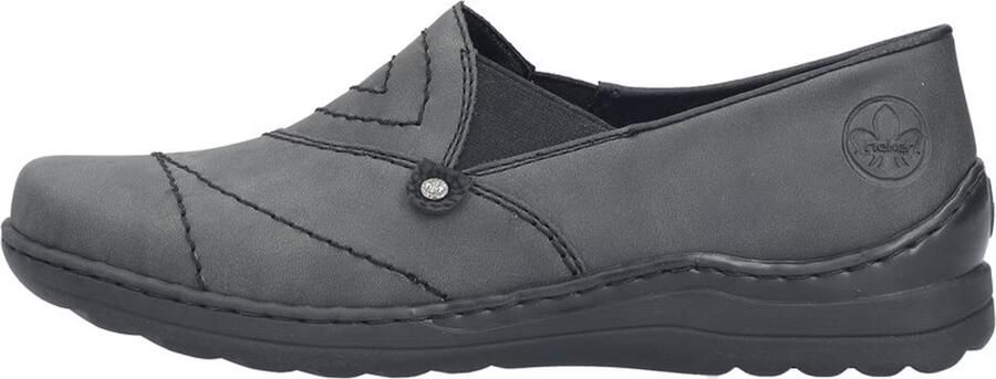 Rieker Dames Loafer Comfort Extra Breed 48961-45 Grey - Foto 6