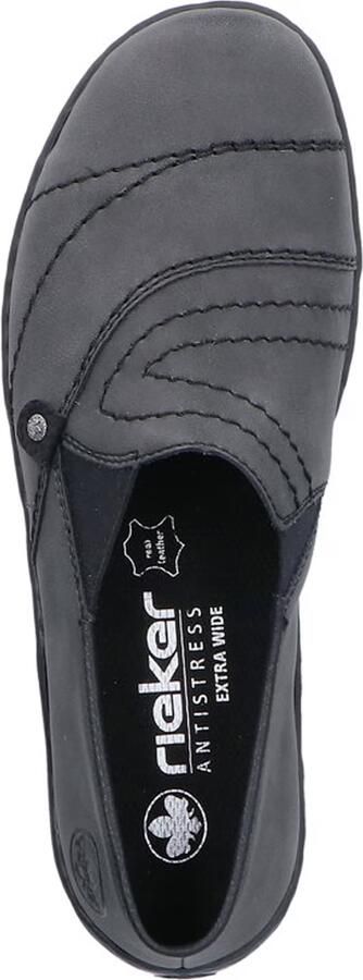 Rieker Dames Loafer Comfort Extra Breed 48961-45 Grey - Foto 7