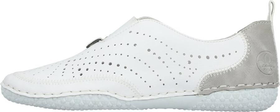 Rieker Comfort Veterschoenen voor Dames in het wit - Foto 2