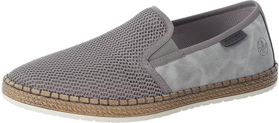 Rieker Espadrilles Zomerschoen slipper vrijetijdsschoen in materiaalmix - Foto 3