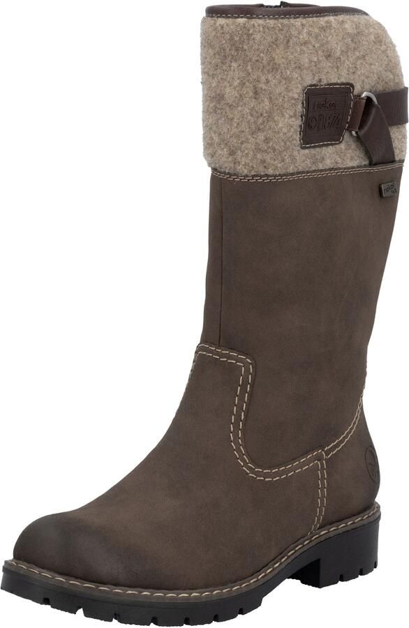 Rieker Laarzen beige gemêleerd donkerbruin