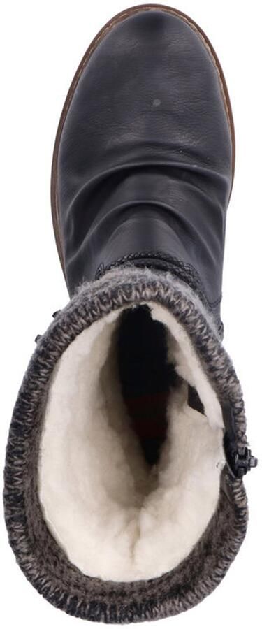 Rieker Winterlaarzen hakken tex-membraan met gebreide schaprand - Foto 5