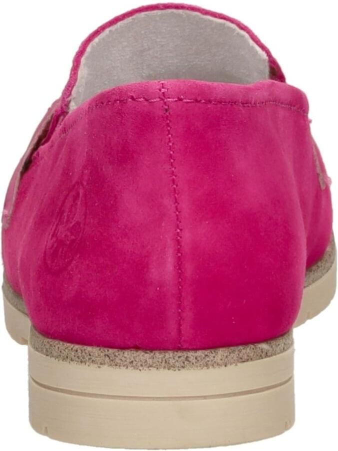 Rieker Fuchsia Suède Loafer met Leren Voetbed Pink Dames - Foto 5